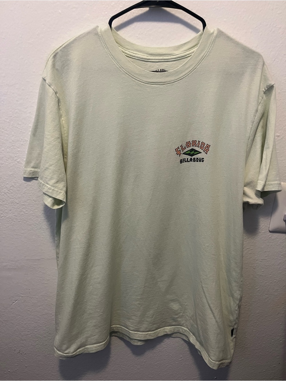 Billabong Light Green Florida Graphic Short Sleeve Tee